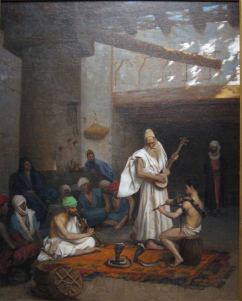 Jean-Leon Gerome The Snake Charmer Norge oil painting art